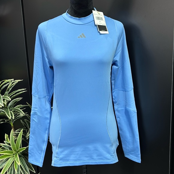 Adidas TechFit COLD.RDY feel warm,moisture management,feel dry crewneck layer T - Picture 1 of 14